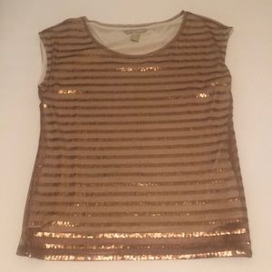 Banana Republic Sequins Top